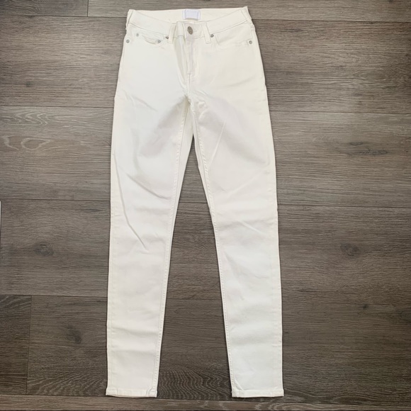 Acne Skin 5 Optic White Jeans Size 24 - Picture 2 of 16